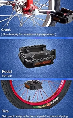 JINCAN 24″ Unicycle Freestyle Cycling Pedal Bicycle Outdoor Balance Sports