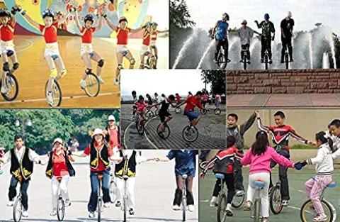 JINCAN 24″ Unicycle Freestyle Cycling Pedal Bicycle Outdoor Balance Sports