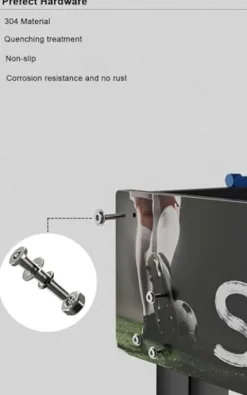 JIUXING SPORTS Foosball Table Arcade Soccer 55″ Black