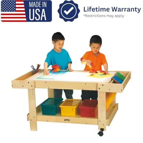 Jonti-Craft Creative Caddie Light Table Wood
