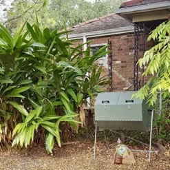 Jora Composters JK 400 High Capacity Rotating Compost Tumbler Green