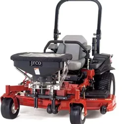 JRCO Electric Broadcast Spreader with Foot Control Red