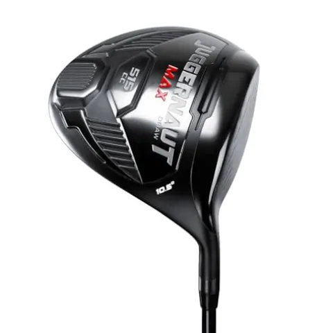 JUGGERNAUT Max Draw 10.5 Degree Right Handed Offset Golf Driver for Men Senior Flex Black
