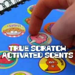 Just For Laughs Dr. Stinky’s Scratch N Sniff Christmas Stickers Set 4-Pack Multi