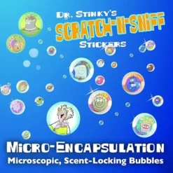 Just For Laughs Dr. Stinky’s Scratch N Sniff Christmas Stickers Set 4-Pack Multi