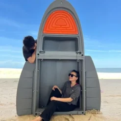 JYXKART Folding Fishing Kayak Dinghy Boat with Storage Gray