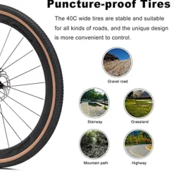 KABON Carbon Gravel Road Bike T800 Fiber 700C 18-Speed Disc Brakes Racing Bicycle Chameleon Green