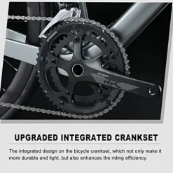 KABON Carbon Gravel Road Bike T800 18 Speeds Disc Brakes 53cm Chameleon Blue