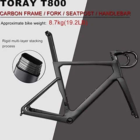 KABON Carbon Gravel Road Bike Black