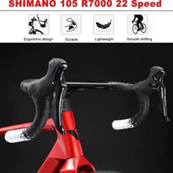 KABON Carbon Gravel Road Bike Red