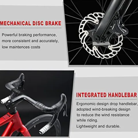 KABON Carbon Gravel Road Bike Red