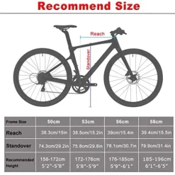 KABON Carbon Road Bike Black
