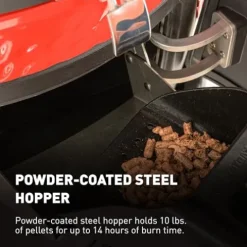 Kamado Joe 18-Inch Pellet Joe Grill and Smoker Red