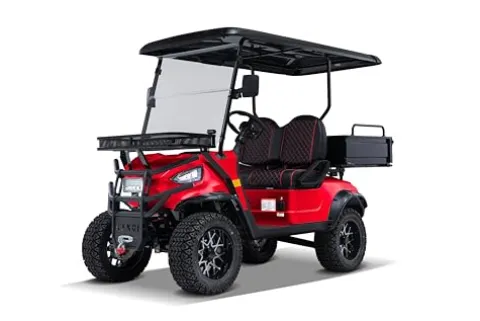 Kandi America Electric Cart with 5,000-Watt Motor Red