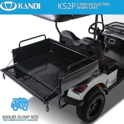 Kandi America Electric Cart with 5,000-Watt Motor Red