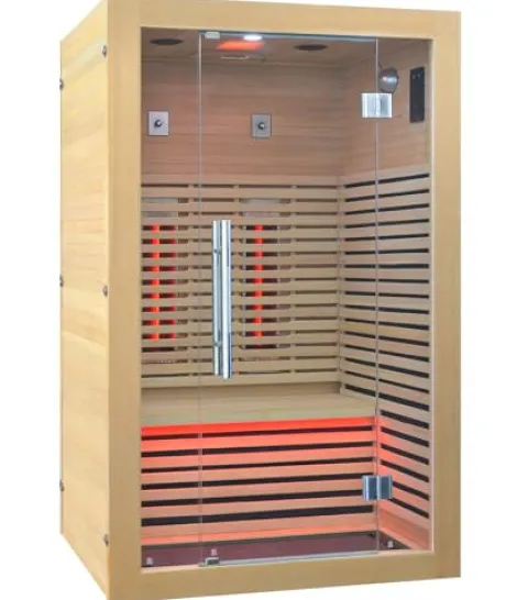 Kang Share Infrared Sauna Room 2 to 3 Person 1832W Low EMF + Carbon Plate Heater Indoor Dry Sauna, Home Spa Sauna, Wooden Canadian Hemlock KS-CG02