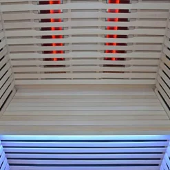 Kang Share Wooden Infrared Sauna Room Canadian Hemlock Low EMF 2-3 Person 1832W