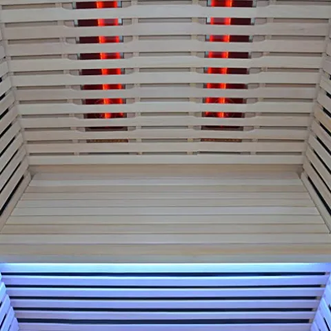 Kang Share Wooden Infrared Sauna Room Canadian Hemlock Low EMF 2-3 Person 1832W