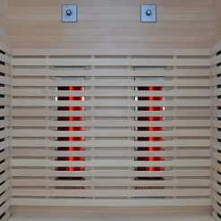 Kang Share Wooden Infrared Sauna Room Canadian Hemlock Low EMF 2-3 Person 1832W