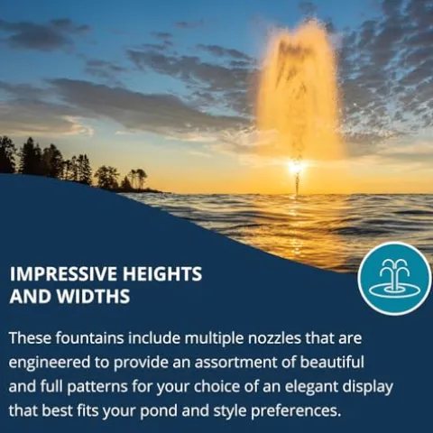 Kasco 1 HP J Series Decorative Fountain White