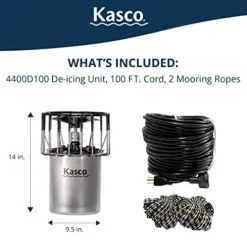 Kasco 1 HP Lake & Pond De-icer 120V Silver