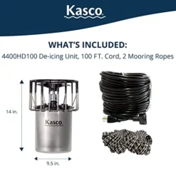 Kasco 1 HP Lake & Pond De-icer 240V Black