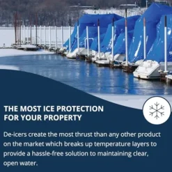 Kasco 1 HP Lake & Pond De-icer 240V Black