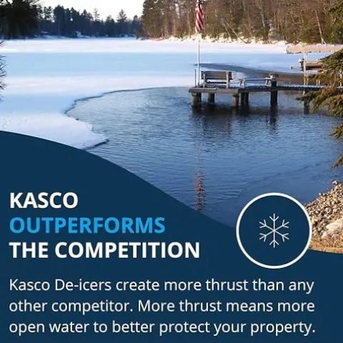 Kasco 1 HP Lake & Pond De-icer 120V with 150 Ft Electric Power Cord