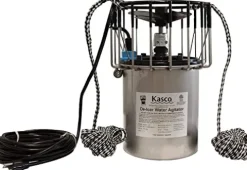 Kasco 1 HP Lake & Pond De-icer 120V with 200 Ft Power Cord Black