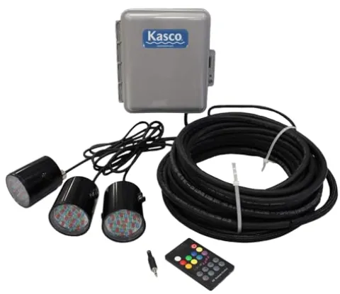 Kasco Marine Aerating Fountain 3/4HP with Color-Changing LED Lights White