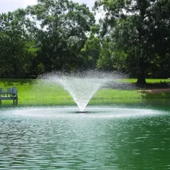 Kasco Marine Aerating Fountain 3/4HP with Color-Changing LED Lights White