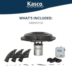 Kasco VFX Series 1/2 HP Aerating Pond Fountain White