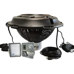 Kasco VFX Series Aerating Pond Fountain 1/2 HP 120V with LED Lighting Blue/White/Green