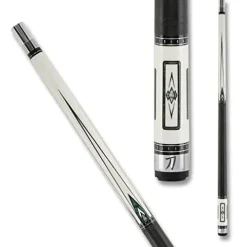 KATANA KAT15 Pool Cue Black and White – 19oz