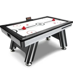 KEIKI 72″ LED Air Hockey Table with Electronic Score System
