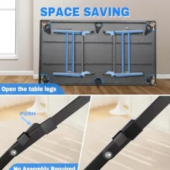 KEIKI Portable Billiards Table 84.3″ with Accessories