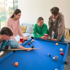 KEIKI Portable Billiards Table 84.3″ with Accessories