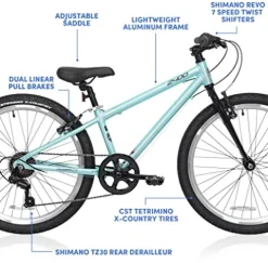 Kent International 24″ Kent 2400 Mountain Bike Teal