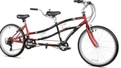 KENT Northwoods Dual Drive Tandem Bike 26-Inch Red/Black