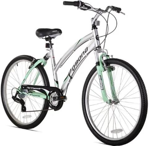 KENT Pomona Dual Suspension Comfort Bike 26inch Mint Green/Silver
