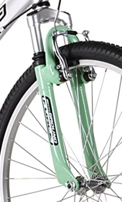 KENT Pomona Dual Suspension Comfort Bike 26inch Mint Green/Silver
