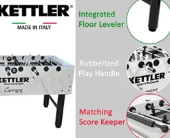 KETTLER Carrara Outdoor Foosball Table Black