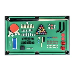 KICK Decagon 55″ 10-in-1 Multi-Game Table Black