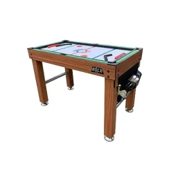 KICK Defender 48″ 10-in-1 Multi-Game Table (Brown) by KICK