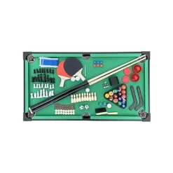 KICK Defender 48″ 10-in-1 Multi-Game Table (Brown) by KICK