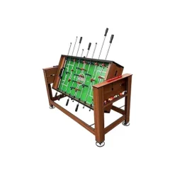 KICK Dyad 55″ 2-in-1 Multi Game Table Brown