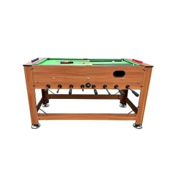 KICK Dyad 55″ 2-in-1 Multi Game Table Brown
