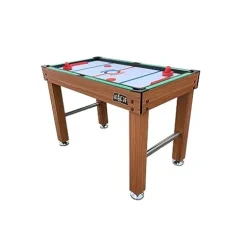 KICK Hexad 48″ 6-in-1 Multi Game Table Brown