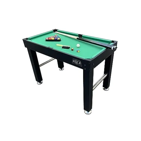 KICK Hexad 48″ 6-in-1 Multi Game Table Black