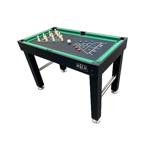 KICK Hexad 48″ 6-in-1 Multi Game Table Black